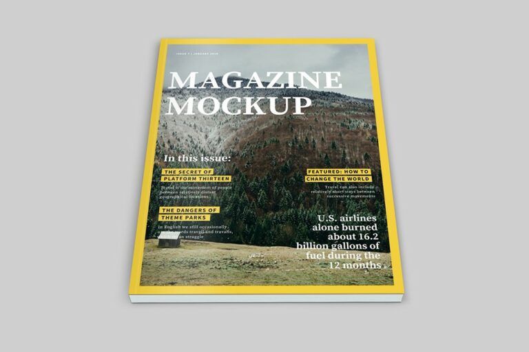 Magazine Cover Mockup Generator | Mediamodifier