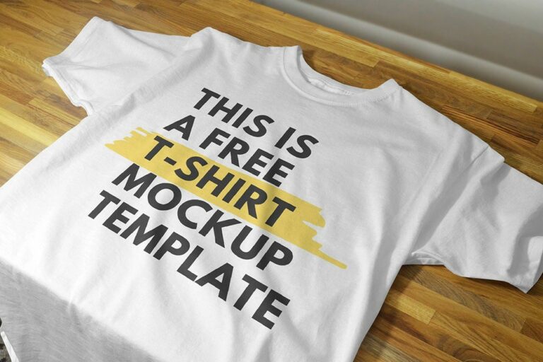 Download Free Online T-Shirt Mockup Maker | Mediamodifier