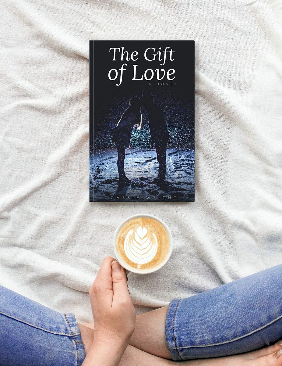 book-on-bed-woman-with-coffee-cover-mockup-generator