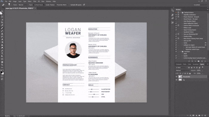 Download How To Make A Mockup In Photoshop Mediamodifier