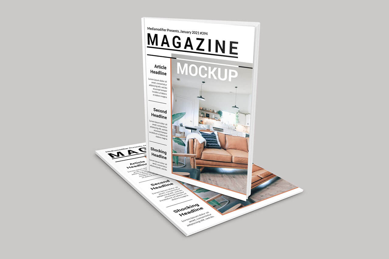 Download 30 Best Magazine Mockups Mediamodifier