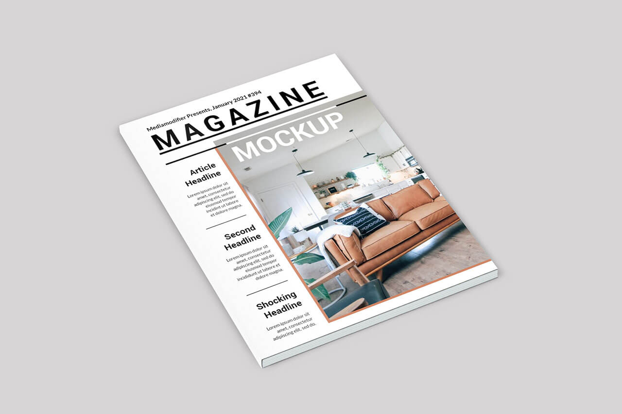 3d magazine mockup after effects template project free download