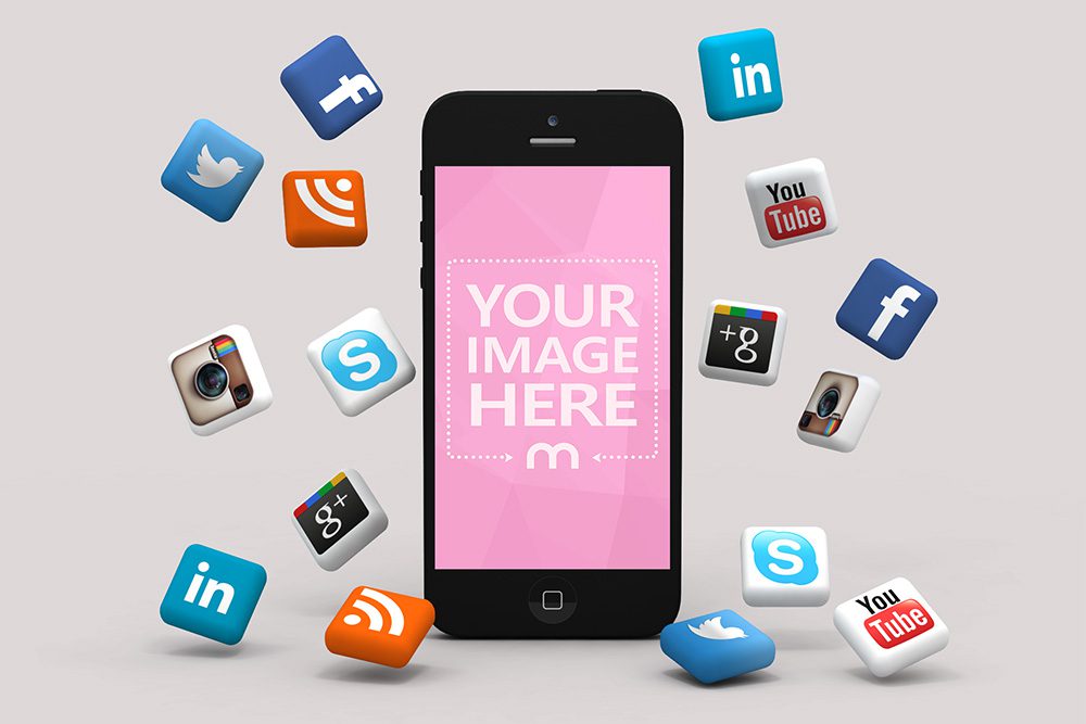 10-social-media-iphone-mockup-3d-icons
