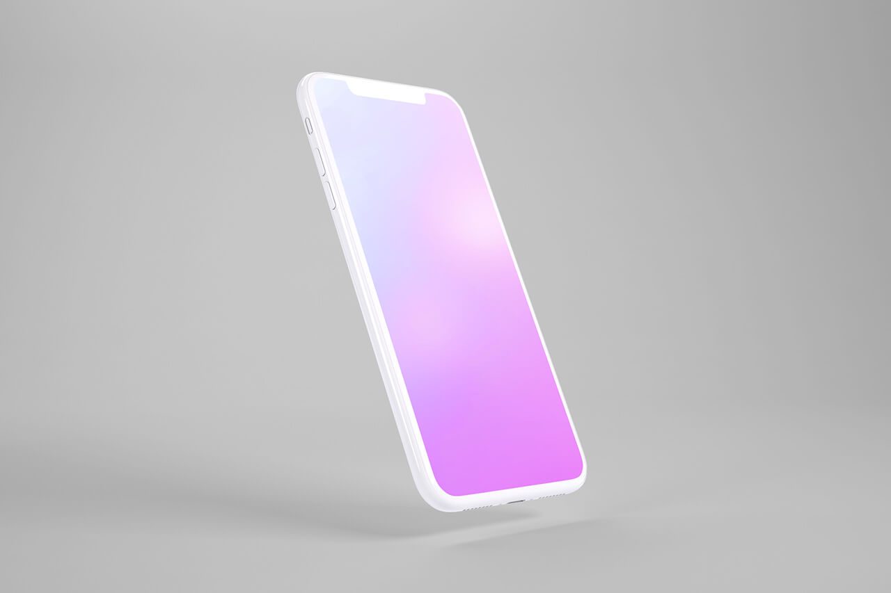 14-hovering-3d-white-iphone-mockup-template