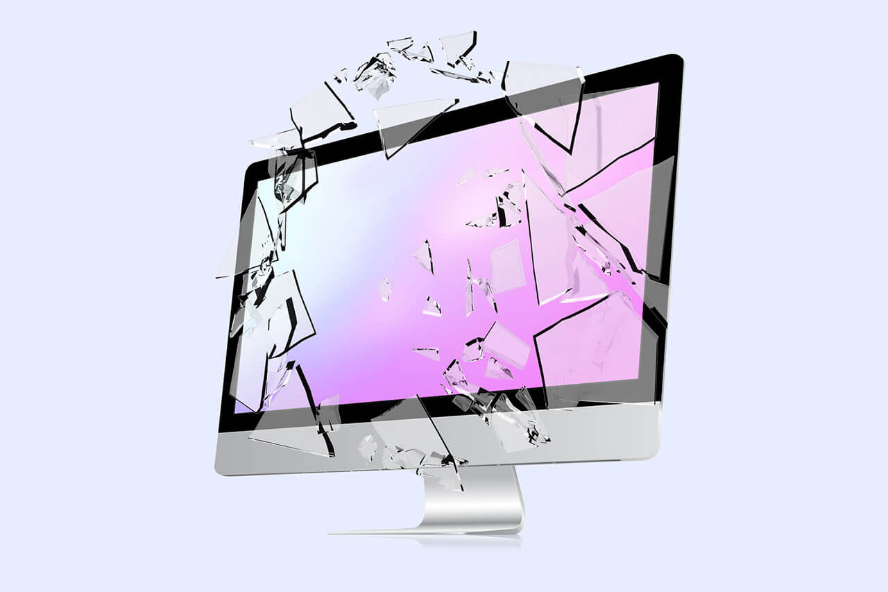 cracked imac screen