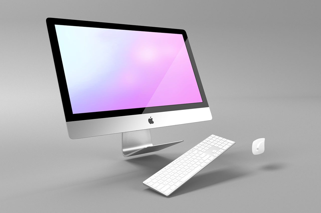 Silver Imac Iphone X Macbook Pro Mockup Ipad Flat Apple Transparent Background Png Clipart Hiclipart