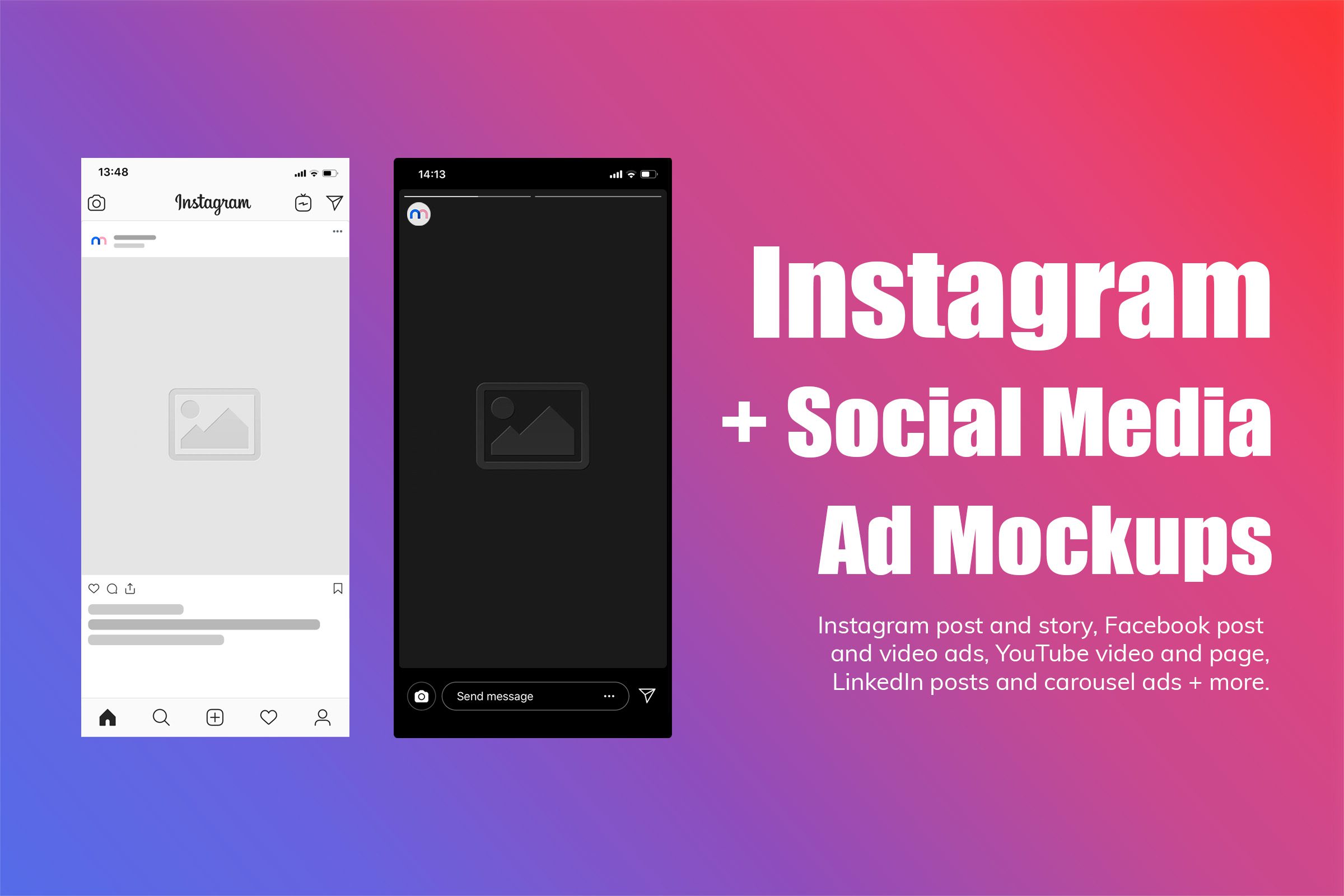 Download 31 Best Instagram And Social Media Mockups For 2021 Mediamodifier