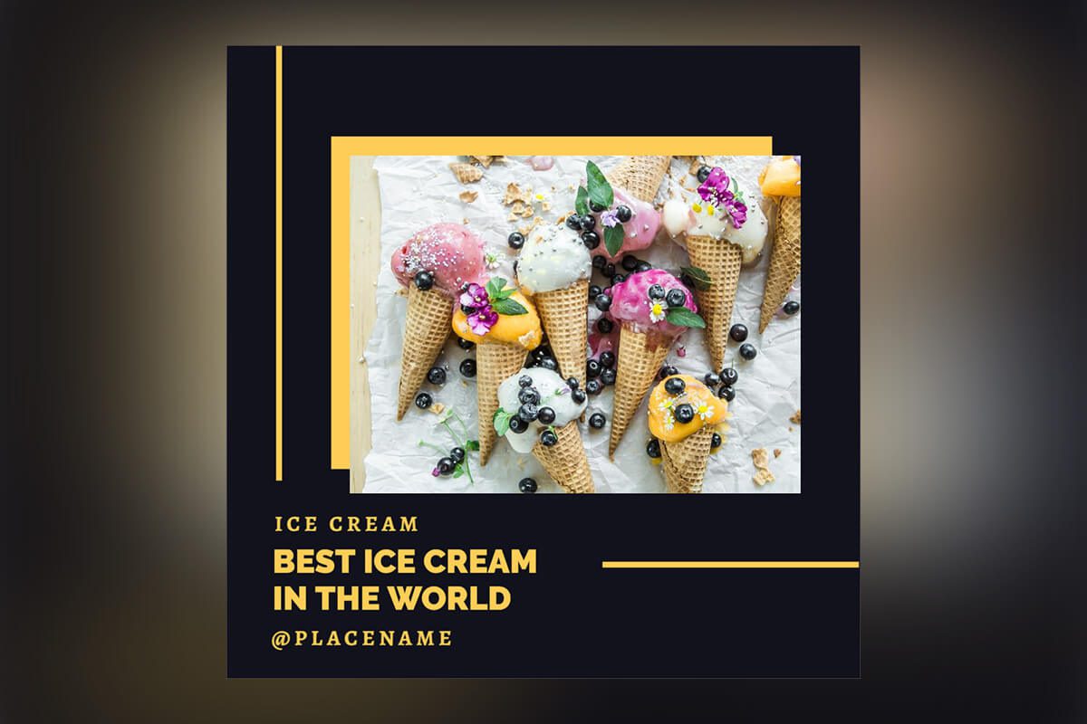 04-food-and-ice-cream-Instagram-post-maker