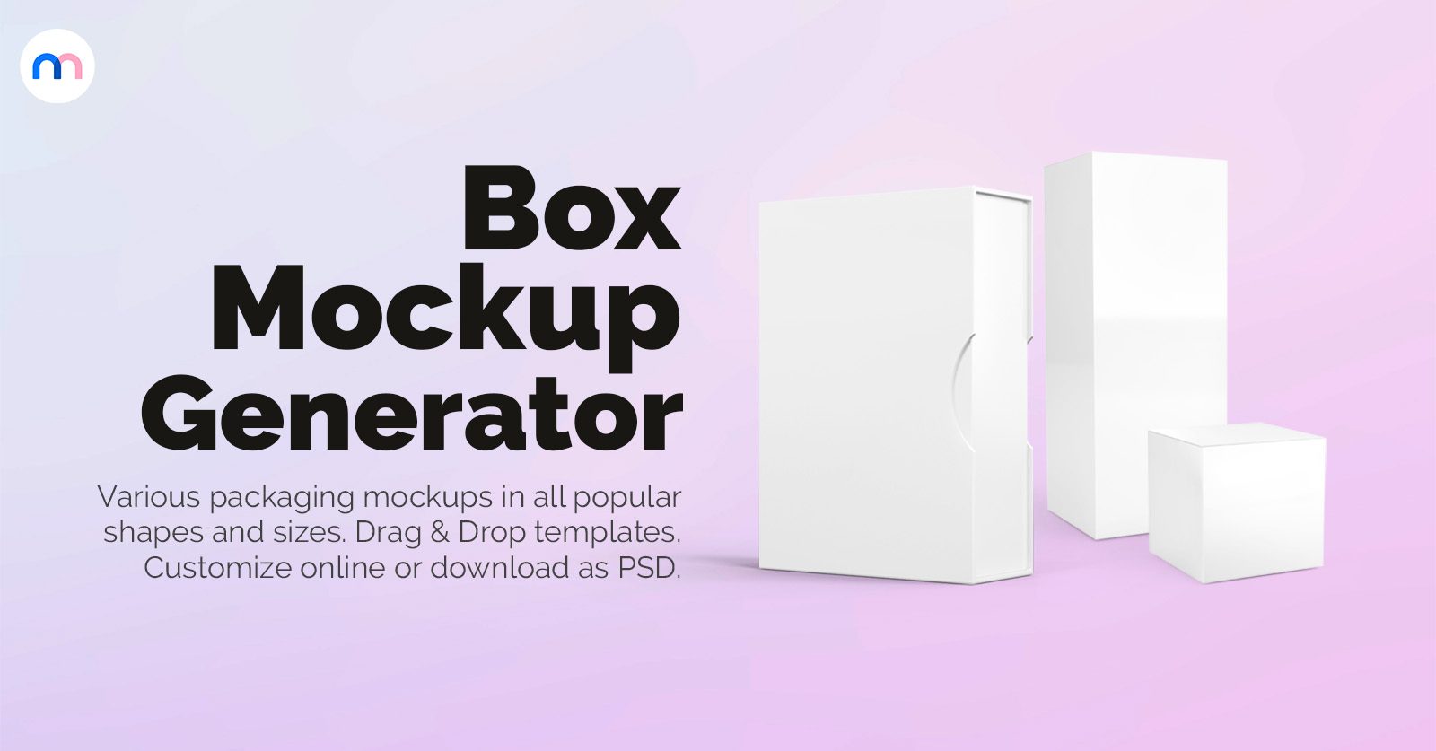 Download Box Mockup Generator | Mediamodifier Mockups