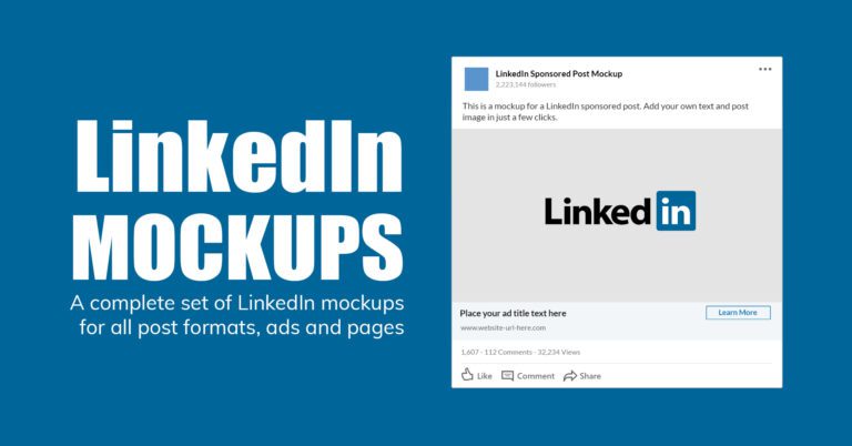 Download 10 Best LinkedIn Mockups | Mediamodifier