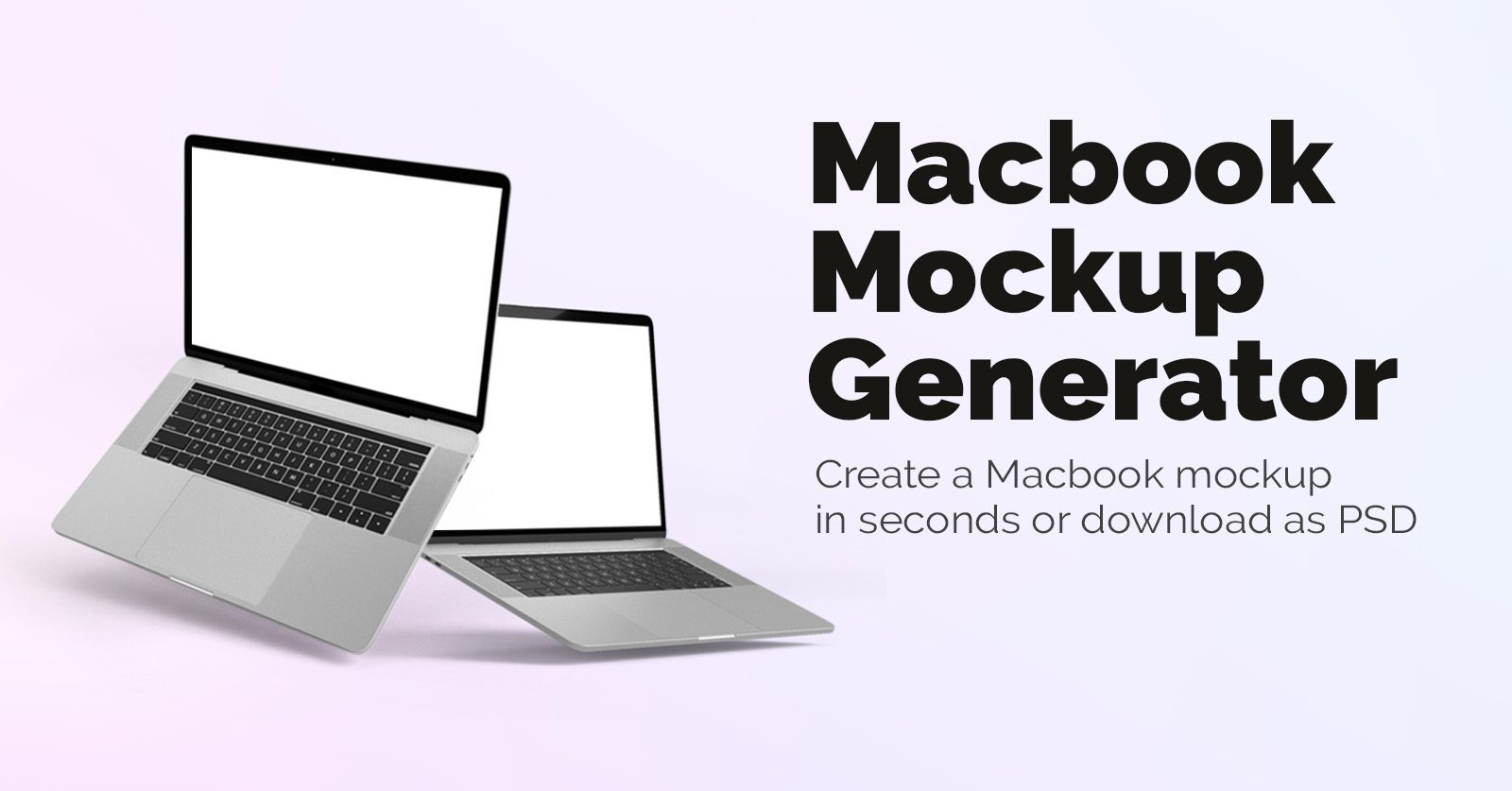 Macbook Mockup Generator | Mediamodifier Templates