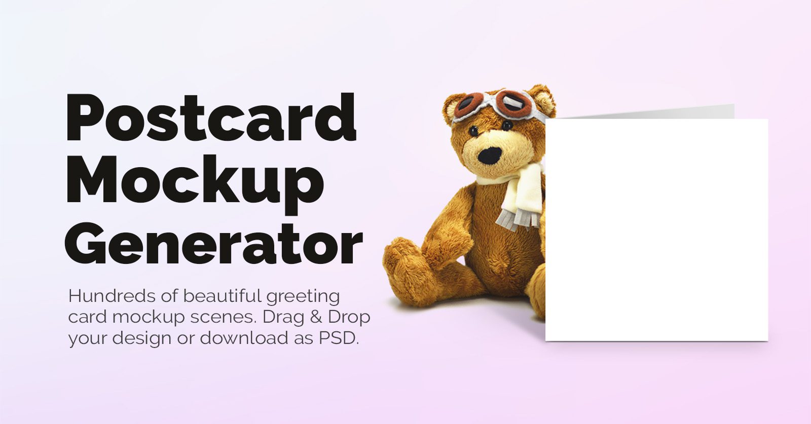 Download Greeting Card Mockup Generator | Mediamodifier Mockups