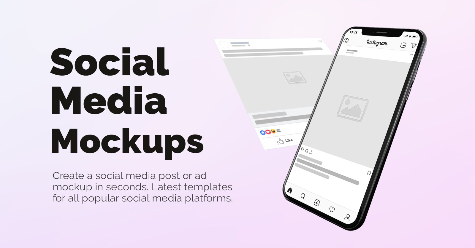 Download Social Media Post and Ad Mockup Generator | Mediamodifier Mockups