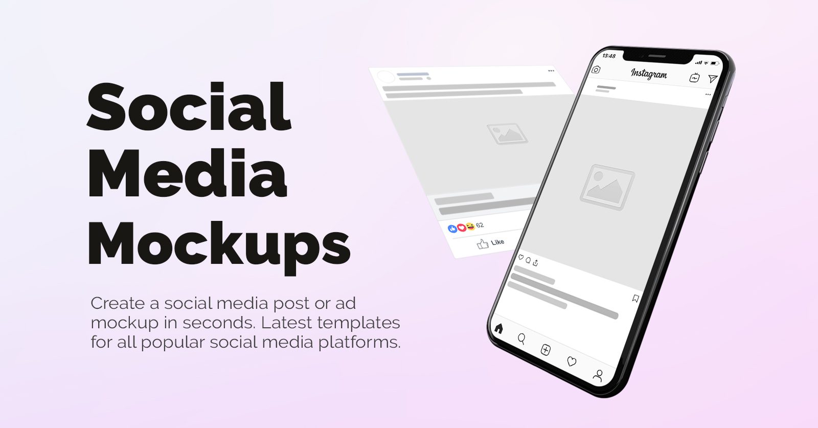 Social Media Post And Ad Mockup Generator Mediamodifier Mockups