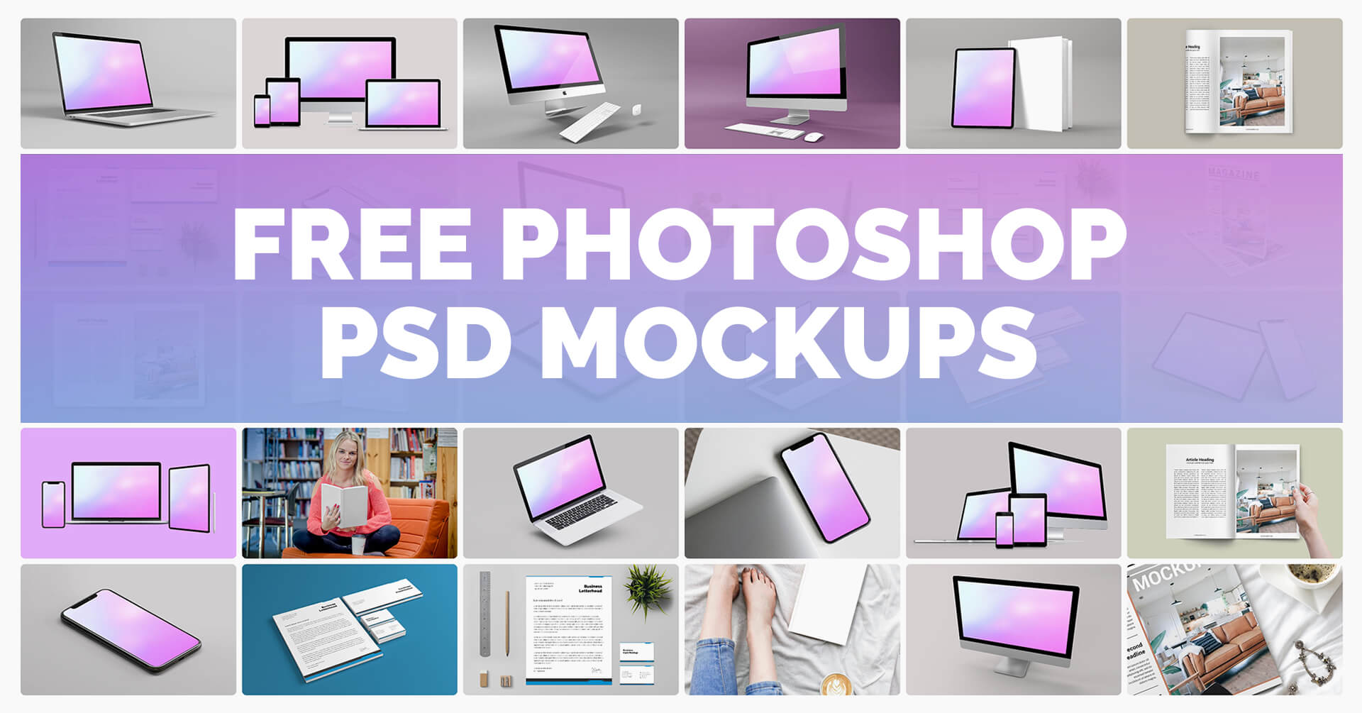 Free Photoshop PSD Mockups Mediamodifier