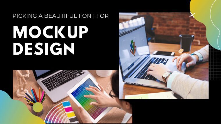 choose font for mockup | Mediamodifier