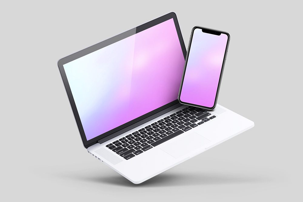 16-zero-gravity-3d-laptop-iphone-mockup