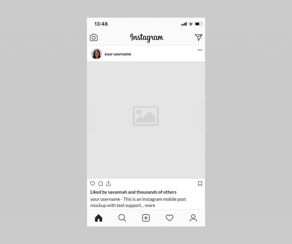 How To Create An Instagram Post Mockup In 3 Easy Steps Mediamodifier 
