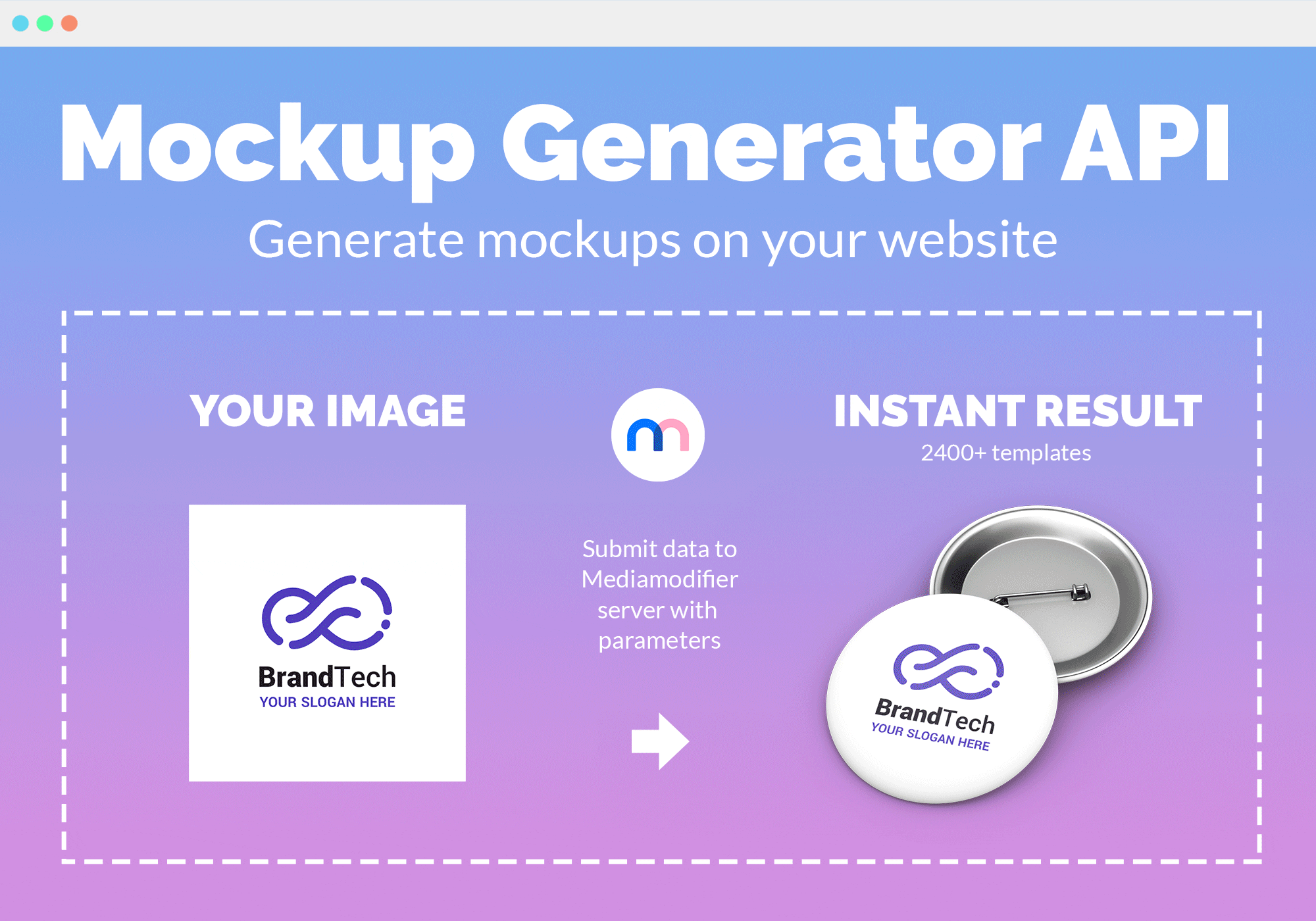 mockup generator API program