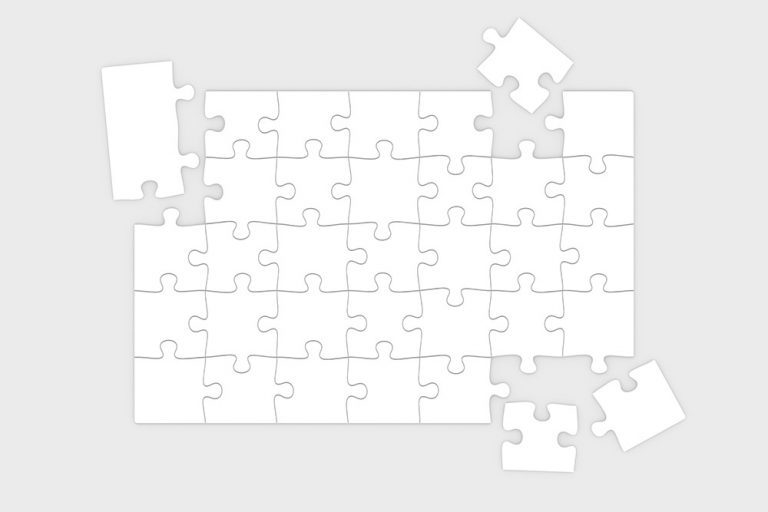 10 Instant Jigsaw Puzzle Mockups Mediamodifier