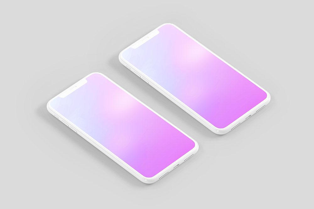 double-iphone-app-screen-mockup