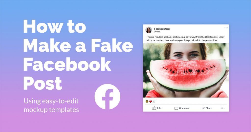 How to Make a Fake Facebook Post Mediamodifier