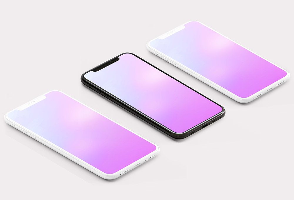 triple-3-iphone-screen-multi-placeholder-iphone-mockup