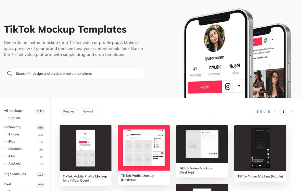 Page 3 - Free to personalize TikTok profile picture templates