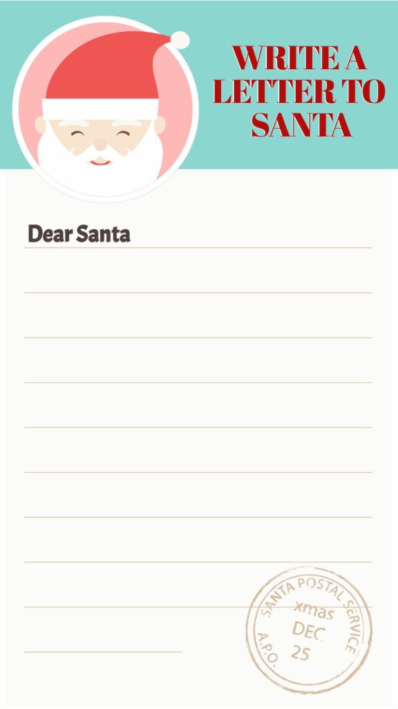 letter to santa template