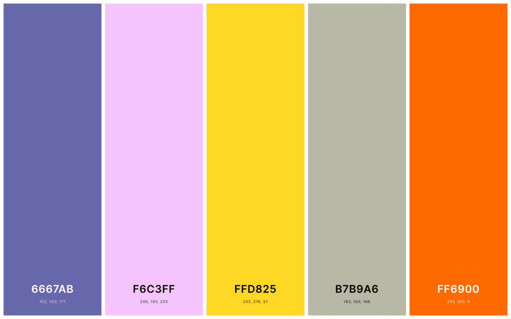 Colours and their meaning on social media