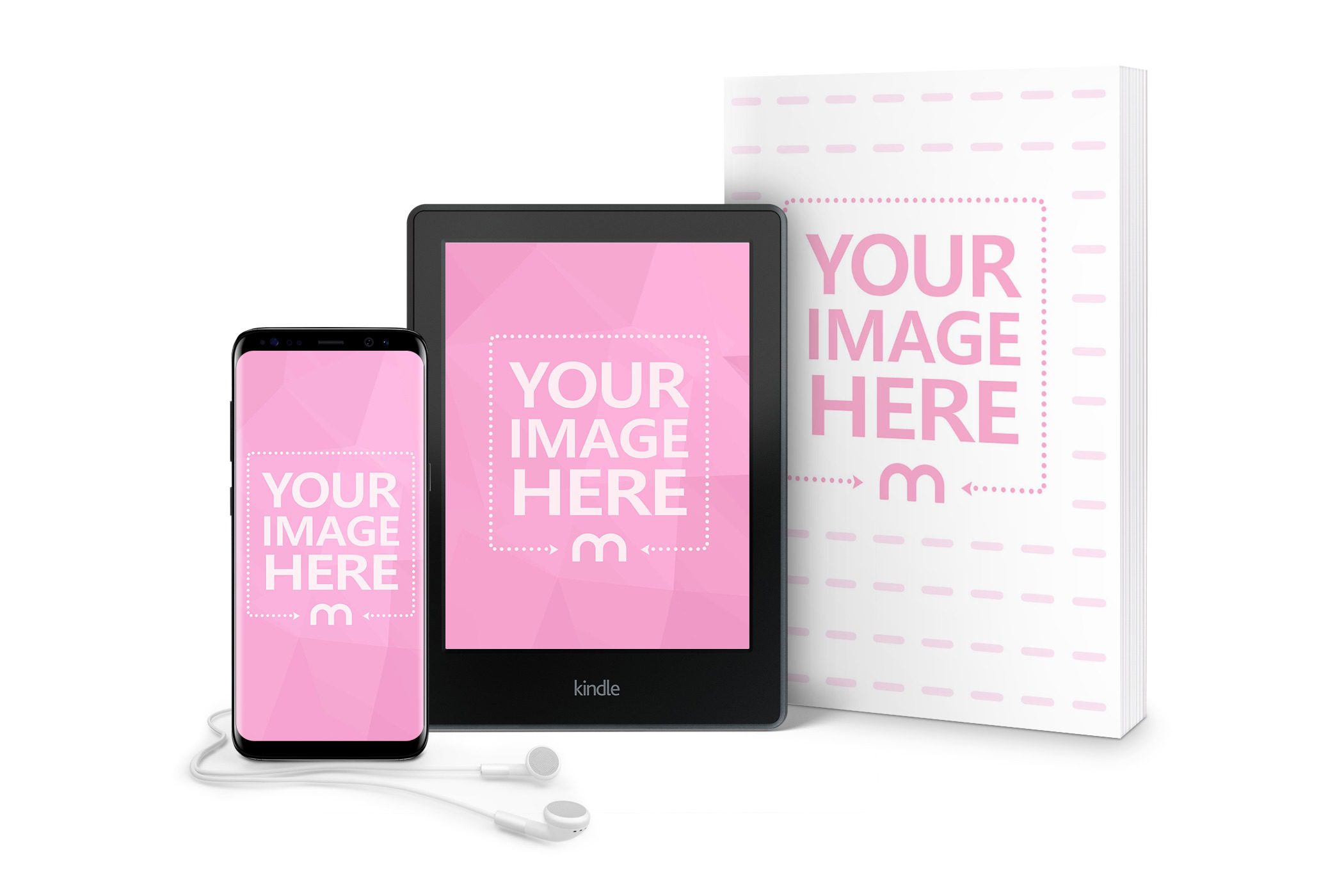 Softcover and Digital Book Cover Mockup Generator