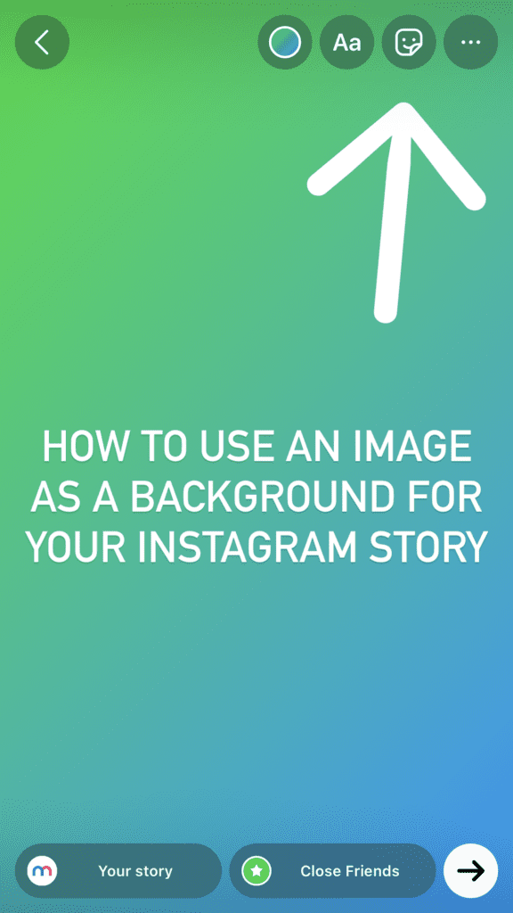 How to Change the Instagram Story Default Background with an Image