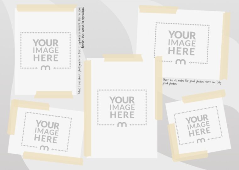 Must Try: 9 Volatile and Practical Collage Mockup Templates