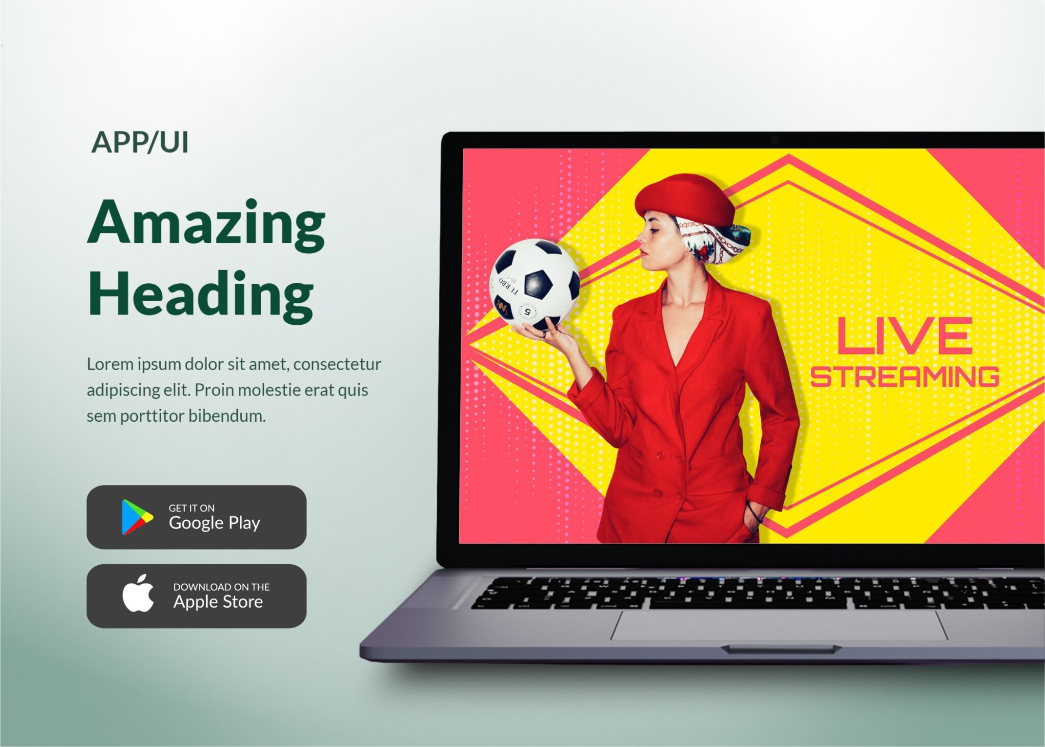 Live Streaming Banner in MacBook | Mediamodifier