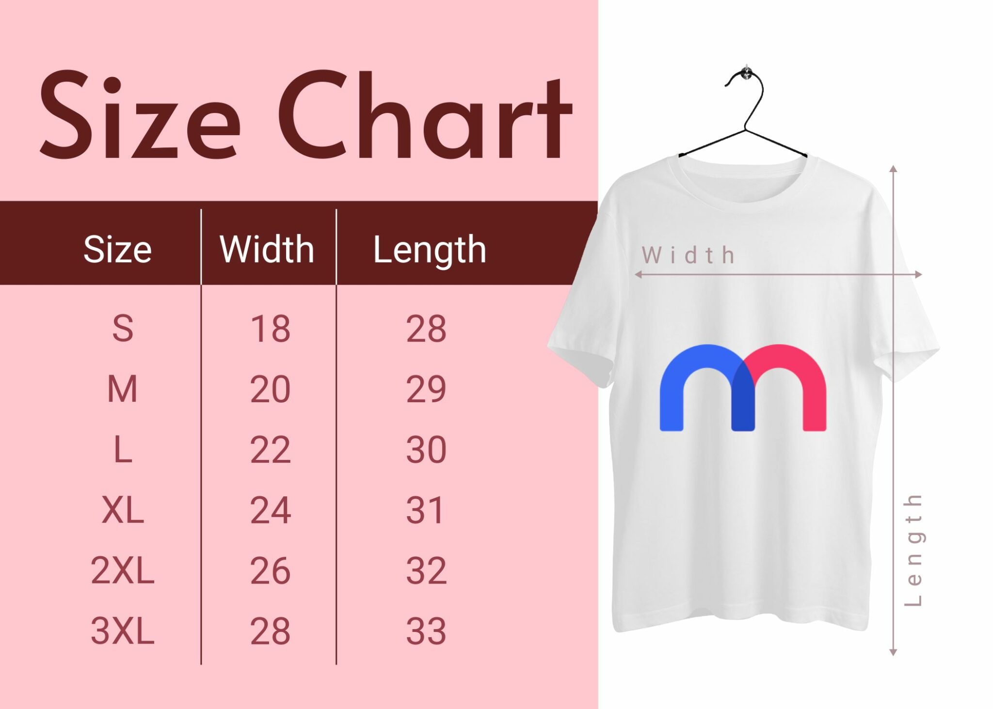 Sizing Guide Chart Template