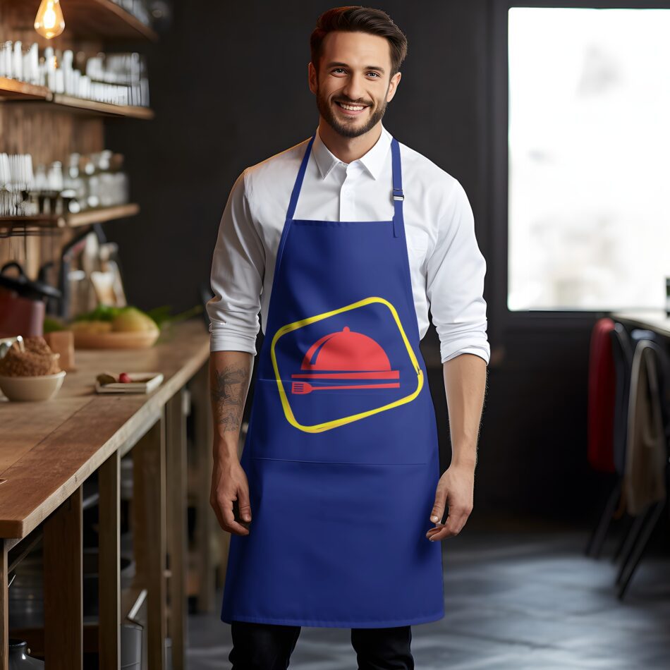 Kitchen Apron Design on Kitchen Chef Mockup Design Mediamodifier