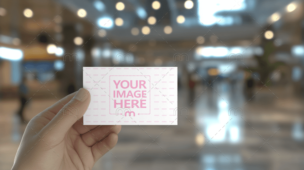 Business card for event