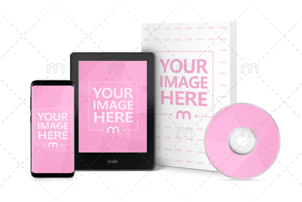 digital ebook bundle mockup