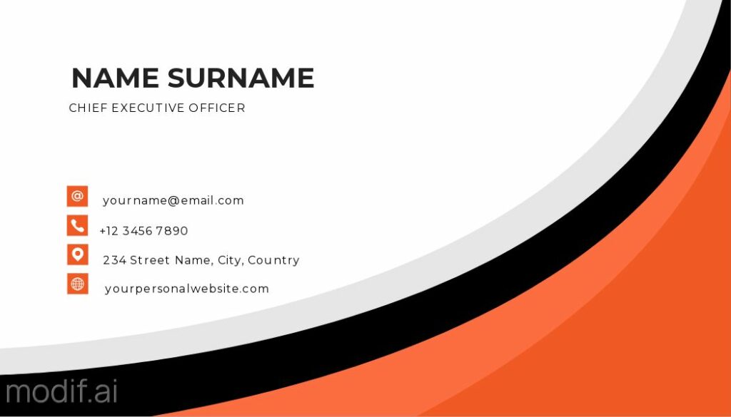 business card CEO