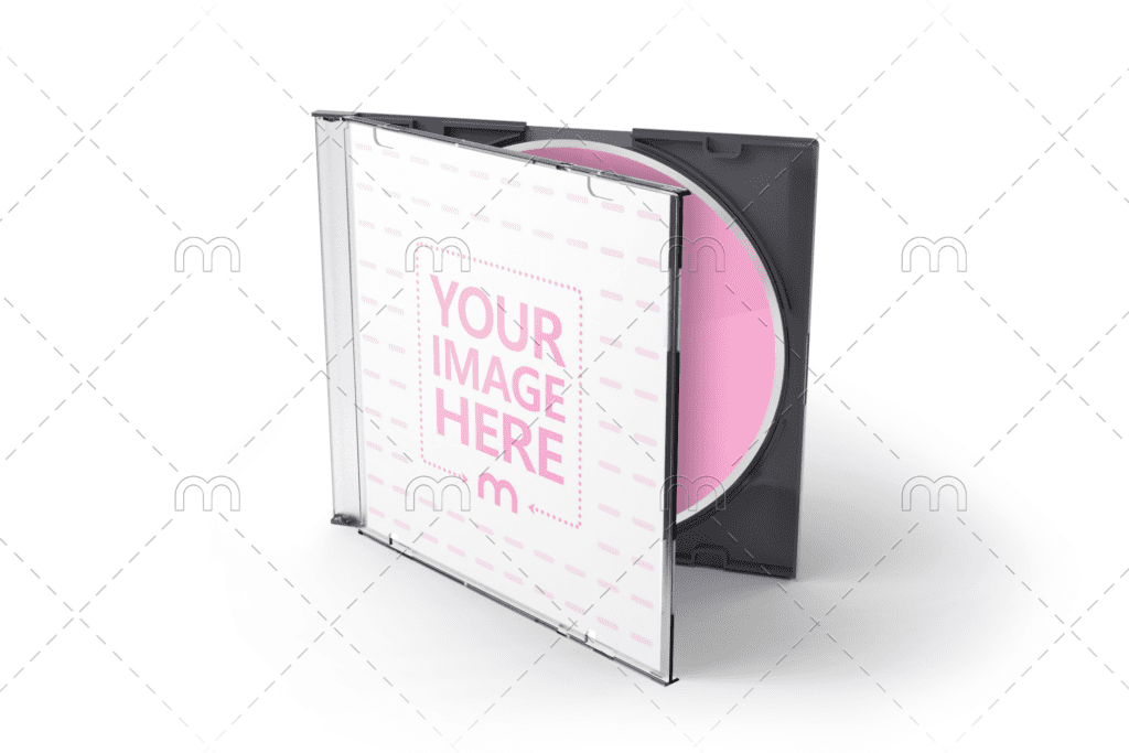 CD Album Cover Mockup