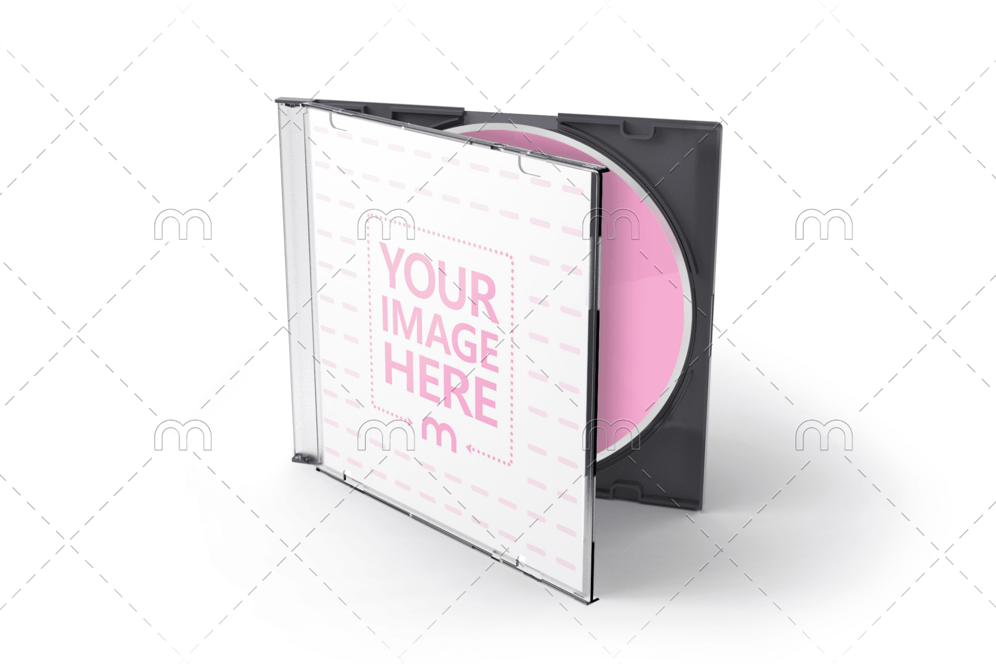 CD Album Cover Mockup