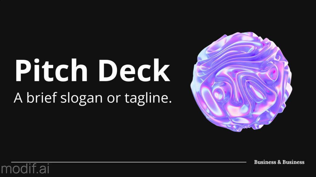 Abstract Pitch Deck Template