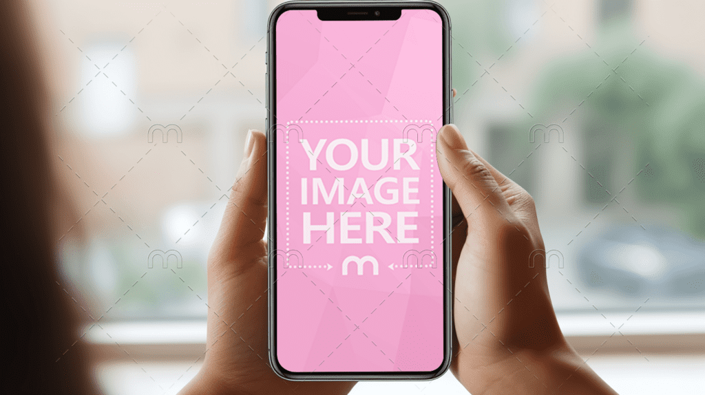 hand phone mockup screenshot