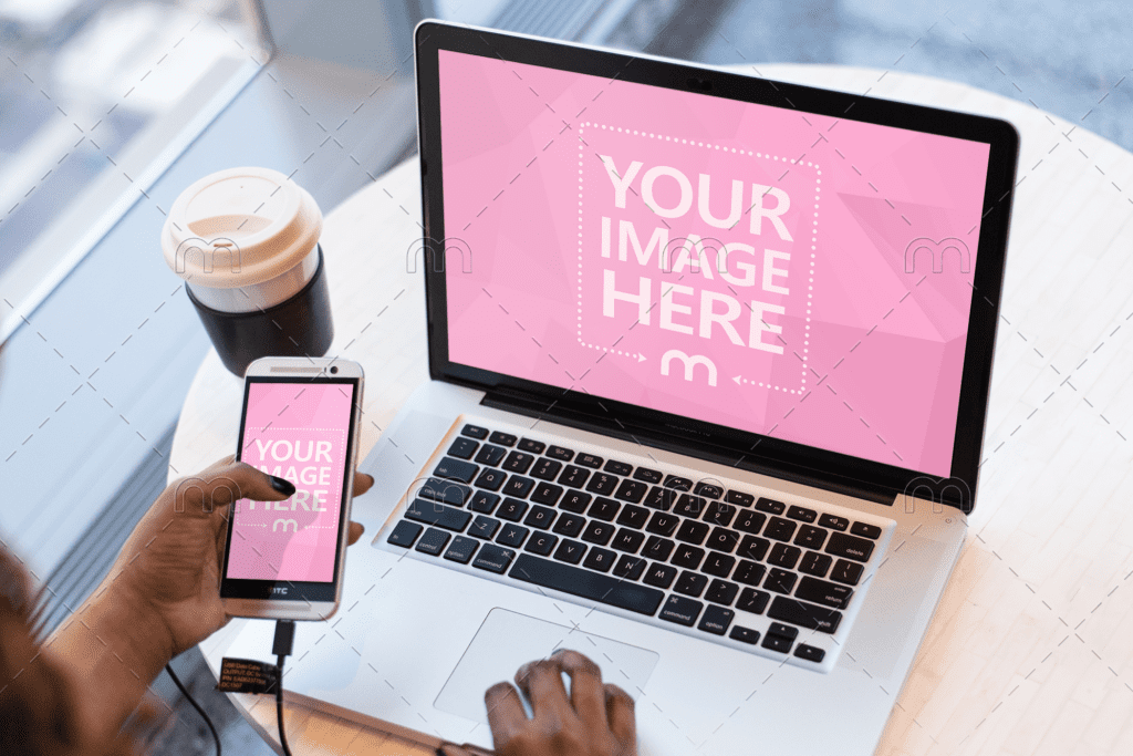 Smartphone and Laptop Mockup